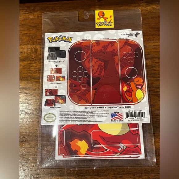 Pokemon Themed Skin Set For Nintendo Switch - Picture 1 of 6